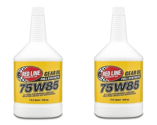 Red line 75w85 GL-5 Gear oil 2-Quart Made in USA 50104